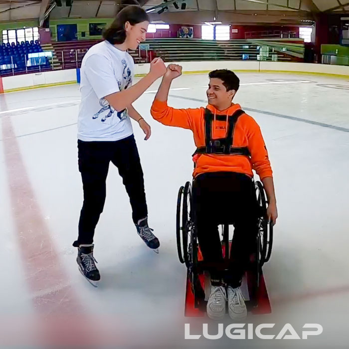 Adaptive Ice Skating by LUGICAP OFFICIAL VIDEO